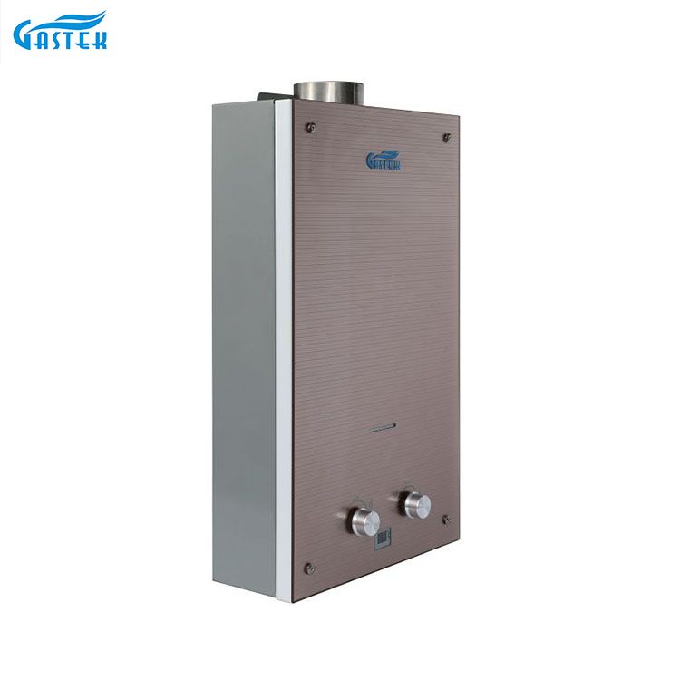 Glass Panel Flue Type Wall माउन्ट गरिएको ग्यास गीजर भान्साको लागि