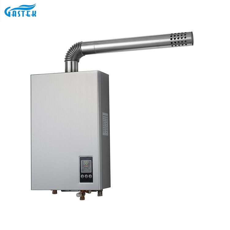 बिजुली 220V 110V स्थिर तापक्रम जबरजस्ती प्रकार कम्प्याक्ट साइज ग्यास तातो पानीको हीटर